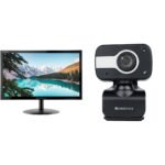 ZEBRONICS Zeb-V19Hd 18.5 Inch (46.99 Cm) Led Monitor with Supporting Hdmi, Vga Input, Hd 1366 X 768 Pixels, 16.7M Colors, Glossy Panel, Slim Design & Wall Mountable, Black