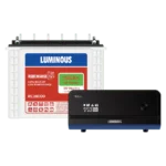 LUMINOUS 1100VA ZELIO Inverter + LUMINOUS 150ah 18048 Tubular Battery