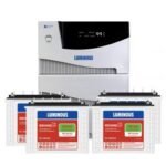 Luminous Cruze+ 4kVA Inverter And RC18000 150Ah Tubular Battery