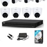 DAHUA 5MP Complete Set With 4 Bullet/Dome, 1TB HDD, 4 Channel SMPS, 90meter Cable , HDMI and BNC Dc